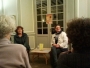 Rencontre avec Claudie Hunzinger (à gauche) à la bibliothèque de Sainte-Suzanne - 4 février 2015